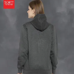 scott international Men's Solid Cotton Hoodies for Men, Trendy and Comfortable Sweatshirts for Men, Stylish Winter Wear with Hood and Pockets, Fashionable Hooded Sweatshirts image 2