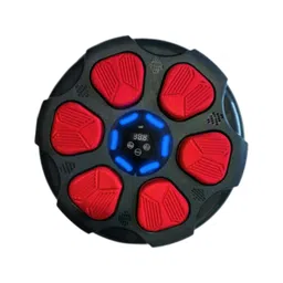 UJEAVETTE Music Boxing Machine Electronic Boxing Wall Target for Karate Fitness Indoor Red Black No Gloves image 3