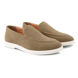 san frissco Mens Ec 17712 Olive Loafer image 5