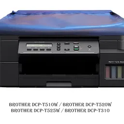 generic Protectio Chain Printer Cover For Brother DCP-T500W / DCP-T510W /Brother DCP-T520W / Brother DCP-T525W / Brother DCP-T310 /Brother DCP-T220 / Brother DCP-T420W Dust Proof / Water Proof Washable (Blue) image 3