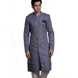 amzira Mens Traditional Ethnic Wear Indo Western Style Kurta Pajama Set image 1
