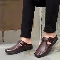 brute Leather Sandals for Men | Fisherman Sandals | Half Sandals image 2