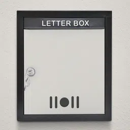 planet APS-330-pnt-ivory-black-letter-box image 4