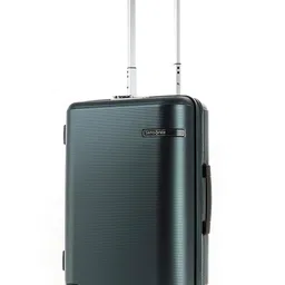 samsonite 4 Spinner Wheels Trolley Bag Suitcase for Travel | Staren 55 Cms Polycarbonate Hardsided Small Cabin Luggage Trolley Bag, Matte Green image 2