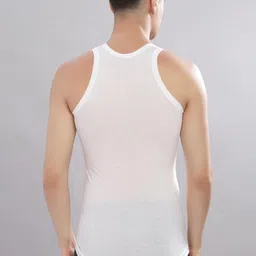 dollar bigboss Men's Solid Regular Fit Vest image 3