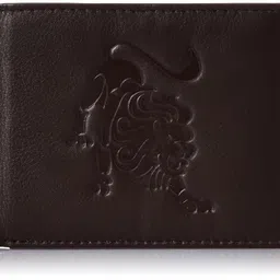justrack Dark Brown Colour Stylish Genuine Leather Money Purse Only for Boys with Credit Card Slots (LWM00203-JT_16) image 1