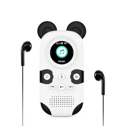 RUIZU X31 16GB MP3 Player for Kids, Cute Panda Portable Music Player MP3, Child MP3 Player with Bluetooth 5.0, Speaker, FM Radio, Voice Recorder, Alarm Clock, Stopwatch, Pedometer, Support up to 128GB image 1