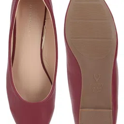 allen solly Women Maroon Casual Ballerinas image 4