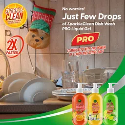 Parle Ropvatika Dishwash 5 Liter Liquid Gel | Leaves No Residue Dishwash Liquid | Cuts Through Grease | Safe On Hands | Fast Cleaner for All Types Of Utensils (Lemon 5 Litre) image 4