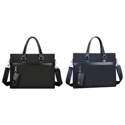 club bollywood Men Briefcase Business Practical Shoulder Bag for Travel Birthday Gift Daily Black image 3