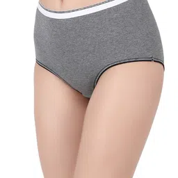 clovia Women's Cotton Hipster Regular Solid Underwear image 4