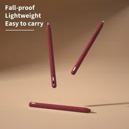 Oboe Silicone Pencil Case Skin Cover 'Compatible with' Redmi Smart Pen for Redmi Pad Pro Pen Case (Wine Red) [Stylus Pencil is NOT Included] image 4