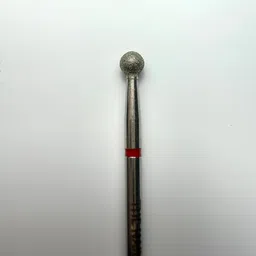 The Nail Architecture Diamond Ball Nail Drill Bit, Size F 3.5mm, (Red) image 3