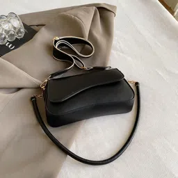 santorini Solid Box Crossbody sling bag for women | Ladies sling bag with Detachbale Shoulder & Crossbody Strap | Stylish sling bags for women image 3