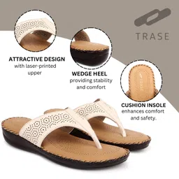 trase Comfortable Soft Ortho Slippers For Women image 2