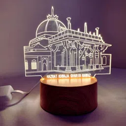 KhwajaDarbar Ajmer Sharif Dargah LED Light Table Desktop Decor image 4