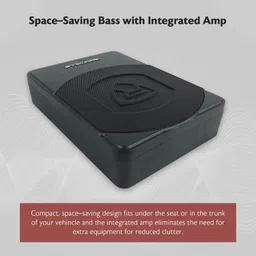 Rockville SS10P 10" 800w Slim Under-Seat Active Powered Car/Truck Subwoofer Sub image 3