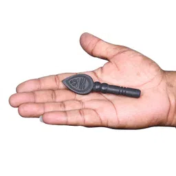 Anciently Natural Unpolished Karungali Vel Small | Karungali Vel Original - 3 Inches Height Natural Black 1 Piece image 2