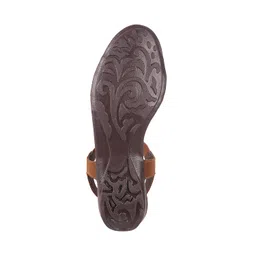 metro Women's Faux Leather Comfy Peep-toe Fashion Sandals image 4