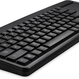 Perixx PERIBOARD-315 H US Backlit Keyboard with Touchpad - Wired USB Interface with 2xUSB Hubs - Blue Backlit Feature - 14.57x5.43x0.91 Inch Dimension image 5