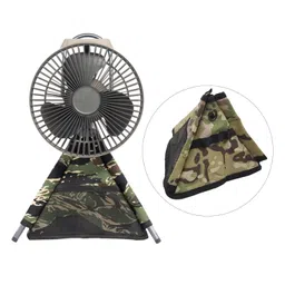 MERISHOPP®Camping Fan Tripod w/Bag Multi Function Drawstring for Hiking Camping green|Home & Garden | Home Improvement | Heating, Cooling & Air image 5