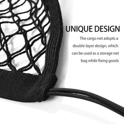 Careflection Motorcycle Cargo Net - Luggage Strap Rack Expansion Organizer Net for Cargo Helmet Net - Suitable for Motorcycle Bike Trailer image 2