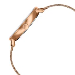 Sonata Sleek Black Dial Stainless Steel Strap Analog Watch for Women-8191WM01 image 4