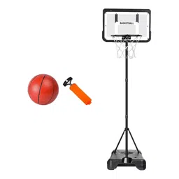 fashionmyday Fashion My Day Basketball Hoop with Stand Set Interactive Toy Height Adjustable Family Game 190 cm | Backboard Systems | Basketball | Team Sports image 3