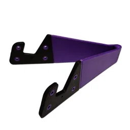PHONE ANTICS Foldable V-Shaped Mobile Stand – Pack of 2 | Heavy Duty, Travel-Friendly, Flexible Angles | Hands-Free Phone Holder for Movies, Video Calls, Navigation & More (Purple) image 1