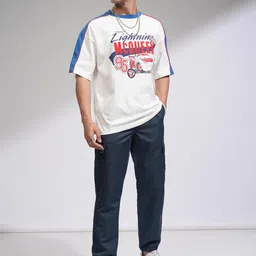 highlander Men's Slim-Fit Cotton Jogger Trousers | Breathable Fabric | Tapered Fit | All-Day Comfort | Trouser for Men | Men Trousers | Jogger Pant image 2