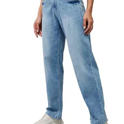 miss chase Women's Wide Leg High Rise Regular Length Stretchable Denim Jeans (Plus Size) image 1