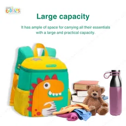 cots and cuddles 3D Dino Backpack For Kindergarten Kids | Attractive And Lovely Kids Back Pack image 3