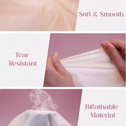 swagmee Disposable Bed Sheets Non-Woven Fabric Soft Material For Massage Tables, Parlours, Spas, Hospitals, Hotels & Beauty Salons- (35 Inches X 72 Inches, White, Pack of 10) image 5