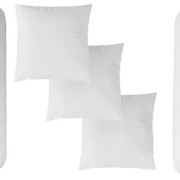 Amazon Brand - Solimo 5 Piece Microfibre Filled Bolster and Cushion Set for Diwan, 2 Bolsters and 3 Cushions image 1