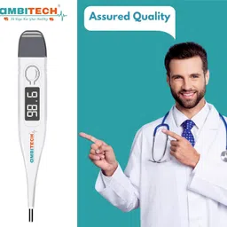 AmbiTech PHX-01 Digital Thermometer with One Touch Operation For Child and Adult Oral or Underarm Use |Made in India|1 Year Warranty image 5