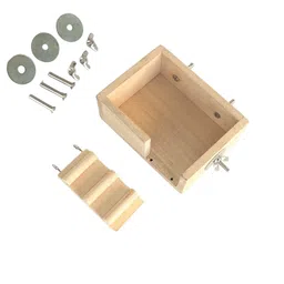 KSK Wooden Hamster Mouse Small Animals Lookout Platform KSK Wood Lookout Platform for Mouse, Chinchilla, Rat, Gerbil and Hamster image 4