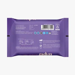 WIPIE Daily Face Cleansing Wipes with Vitamin E | Hydrating, Refreshing Wipes | Paraben and Alcohol Free | 1 Rose + 1 Lavender | 25 Wipes per pack, Total 50 Wipes image 3