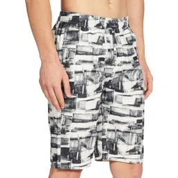the indian garage co Men Boxy Fit Abstract Print Lounge Wear Regular Boxer image 3