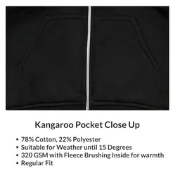fanideaz Men's Cotton Hooded Sweatshirt with Zip image 5