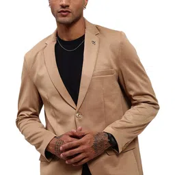 showoffff Men's Single Breasted Slim Casual Blazer image 1