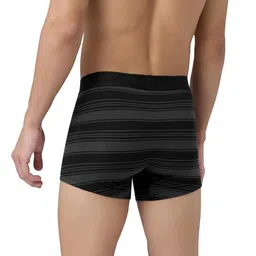 xyxx Men's Streax Super Combed Cotton Regular Fit Striped Trunks with No Marks Waistband (Pack of 3) image 3