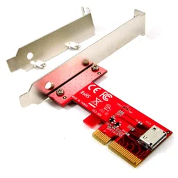 Ableconn PEX-OL153 PCIe OCuLink SFF-8612 Adapter Card - PCI Express 4.0 4-Lane Card image 1