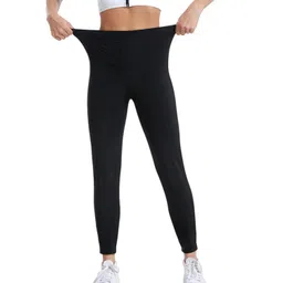 MERISHOPP® Women's Leggings Sweat Sauna Pants Body Shaper Trainer Loss Weight S M |Shapewear for Women |top |Tummy Tucker Women Shapewear |Tank top |Shapewear |Tummy Tucker Women |Body Shaper image 5