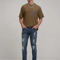 highlander HighlanderMen's Tapered Jeans image 2