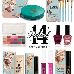 FOPE Set Of 14 Long Lasting Smudge Proof Party Glam Makeup Combo image 1