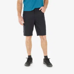 Men Light Cargo Shorts Smoked Black - NH500-image-2