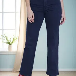 FIREAGE Women Bootilicious Wide Leg High-Rise Stretchable Jeans-picture-21