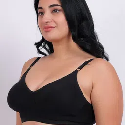 Fabme Pack Of 4 Full Coverage Cotton Seamless Bra image 4