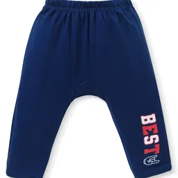 Doodle Poodle Interlock Cotton Full Length Diaper Leggings With Star Print Pack of 3 - Navy Blue Red & Green image 4