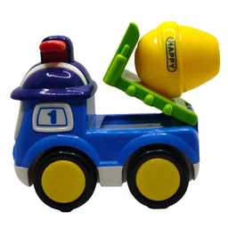 NEGOCIO Unbreakable Friction Powered Cartoon Engineered Construction Truck Toys PACK OF 3 - COLOR MAY VARY image 4